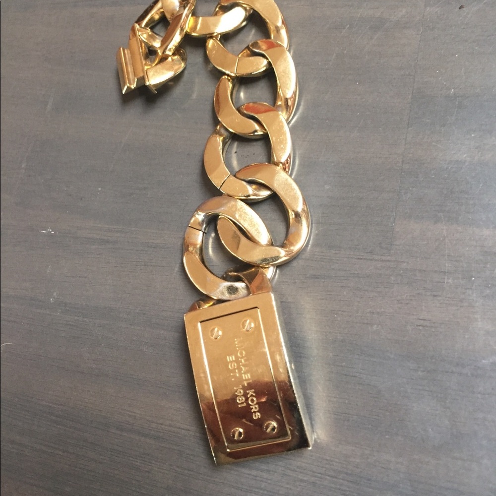 Michael Kors chunky chain bracelet